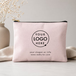 Rosa Hauch Logo Business Professionell Zubehörtasche
