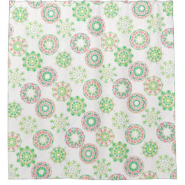 Rosa Hawaiianische Eisschnee Tropischer Hibiskus S Duschvorhang