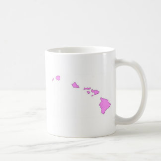 rosa hawaiische Insel Kaffeetasse