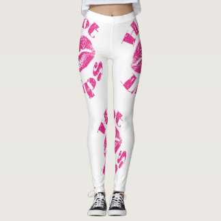 Rosa heiße Lippen! Leggings