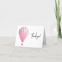 Rosa Heißluftballon