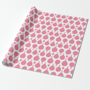 Rosa Heißluftballons Geschenkpapier
