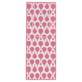 Rosa Heißluftballons Geschenktüte Für Weinflaschen