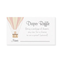 Rosa Heißluftballons Windeln