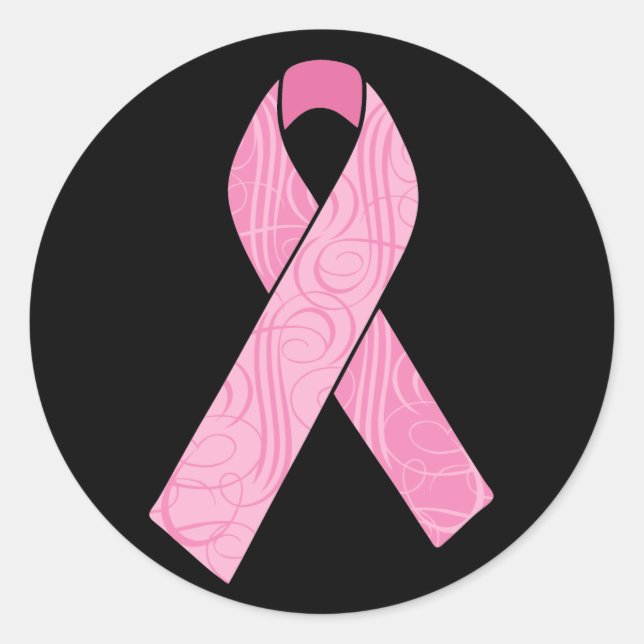 Rosa Held Runder Aufkleber (Vorderseite)