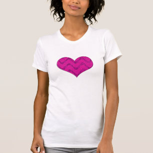 rosa Herz 3 T-Shirt