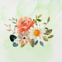 Rosa Herz Blumen Kissen