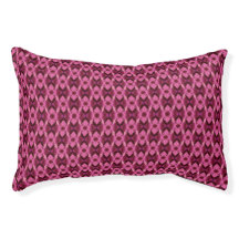 Rosa Herz Damask Dogenbett