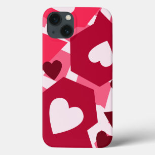 Rosa, Herz, Muster Case-Mate iPhone Hülle