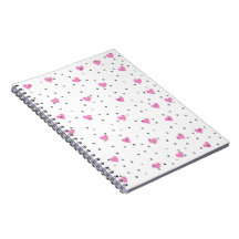 Rosa-Herz-Notebook