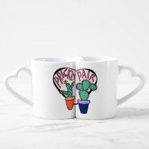 Rosa Herz-stacheliger Paar-Kaktus