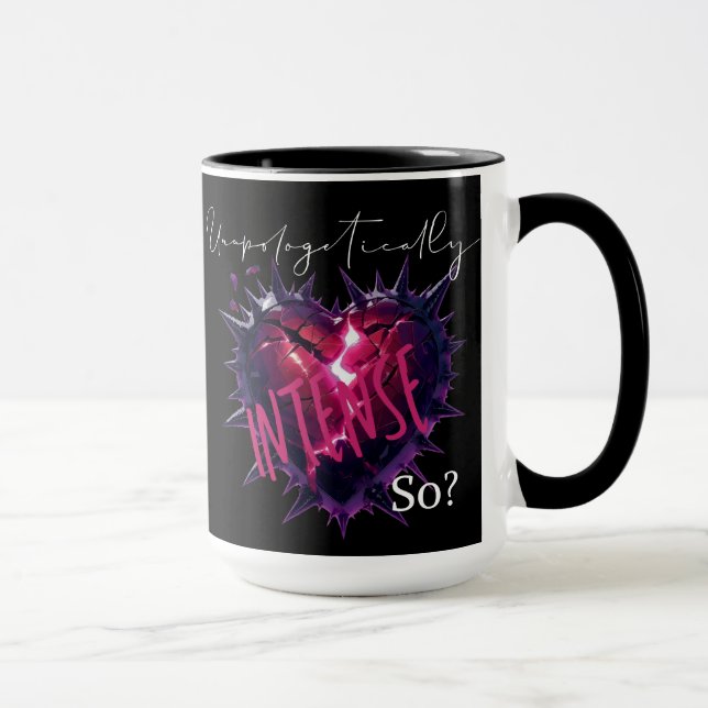 Rosa Herz-Tasse Tasse (Rechts)