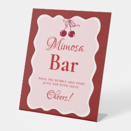 Rosa Herz Valentinstag Junggesellinnenabschied Mim Sockelschild