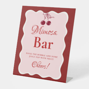 Rosa Herz Valentinstag Junggesellinnenabschied Mim Sockelschild