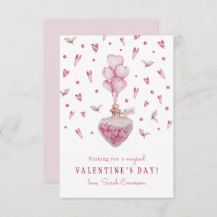 Rosa Herz Valentinstag-Klassenzimmer