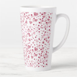 Rosa Herzchen Muster Milchtasse