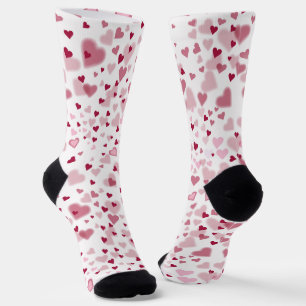 Rosa Herzchen Muster Socken