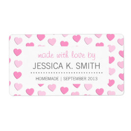 Rosa Herzen aus Liebe hausgemachte Canning Jar