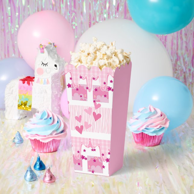 Rosa Herzen Geschenkschachtel (Party)