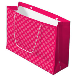 Rosa Herzen Große Geschenktüte