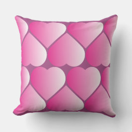 Rosa Herzen Kissen Kissen
