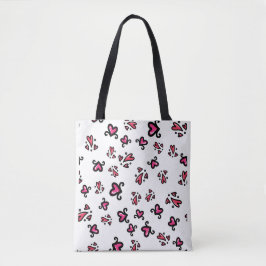 Rosa Herzen Muster – Süßes Doodle-Design