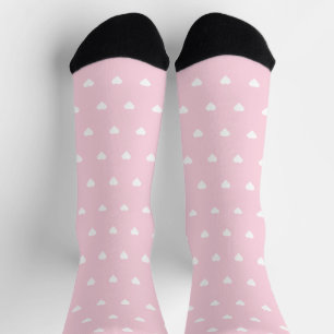 Rosa Herzen Socken