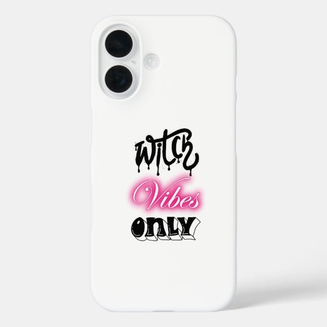 Rosa Hexenvibes nur halloween Typografin Case-Mate iPhone Hülle (Rückseite)