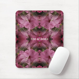Rosa Hibiskus Blume Vintag Personalisiert Mousepad