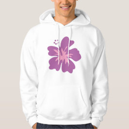 Rosa Hibiskus Hoodie