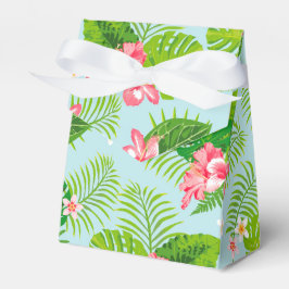 Rosa Hibiskus Palm Geschenkboxen Geschenkschachtel