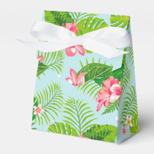 Rosa Hibiskus Palm Geschenkboxen Geschenkschachtel