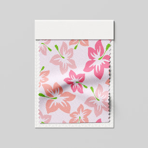 Rosa Hibiskus, rosa Blume, Muster von Blume Stoff