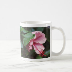 rosa Hibiskus Tasse