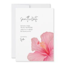 Rosa Hibiskus ・ Tropischer Blütenfluss ・ Zielort