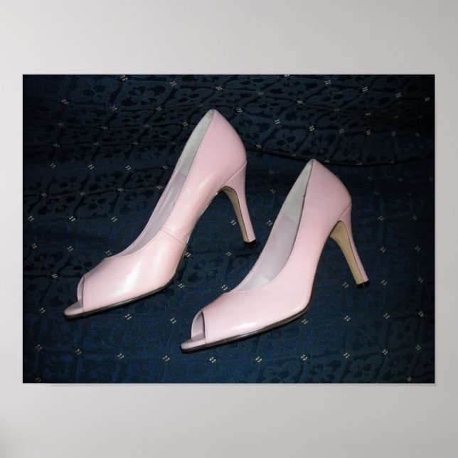 Rosa High Heel Schuhe Poster (Vorne)