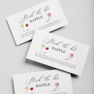 Rosa High Heels Stock das Bar Brautparty Begleitkarte