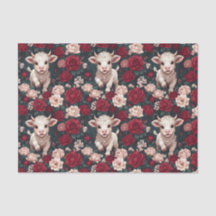 Rosa Highland Cow Garn Rose
