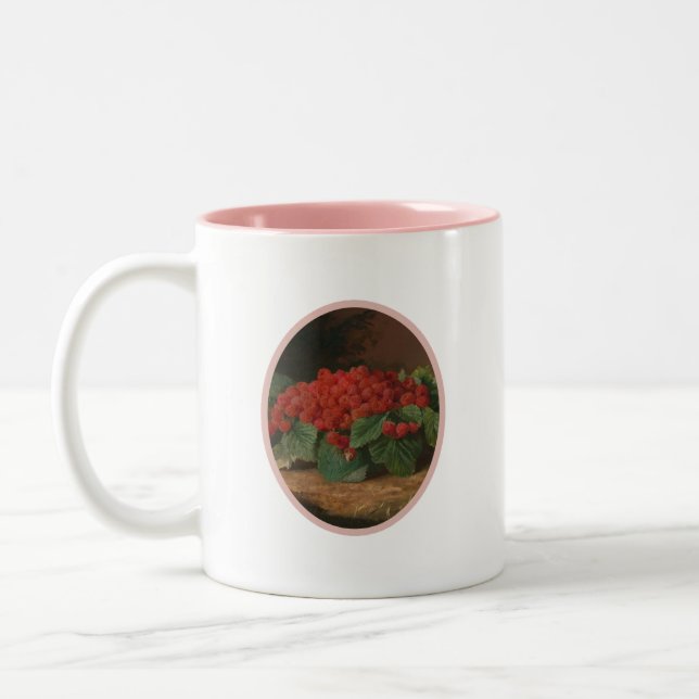 Rosa Himbeer-Teetasse oder Kaffeetasse (Links)