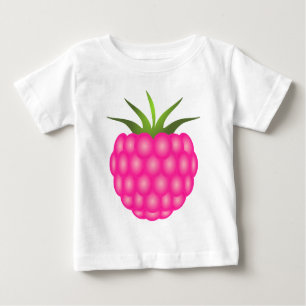 Rosa Himbeere oder gerade Beere Baby T-shirt
