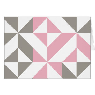 Rosa Himbeere und Silver Geometric ZigZag