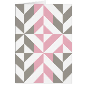 Rosa Himbeere und Silver Geometric ZigZag
