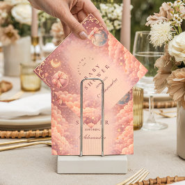 Rosa himmlische Bögen Wolken-Babyparty Serviette