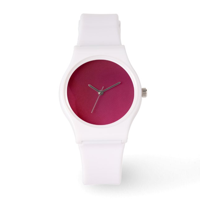 Rosa Hintergrund Armbanduhr (Vorderseite)