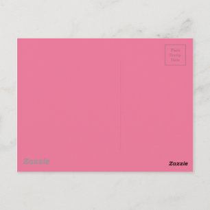 Rosa Hintergrundfarbe Postkarte