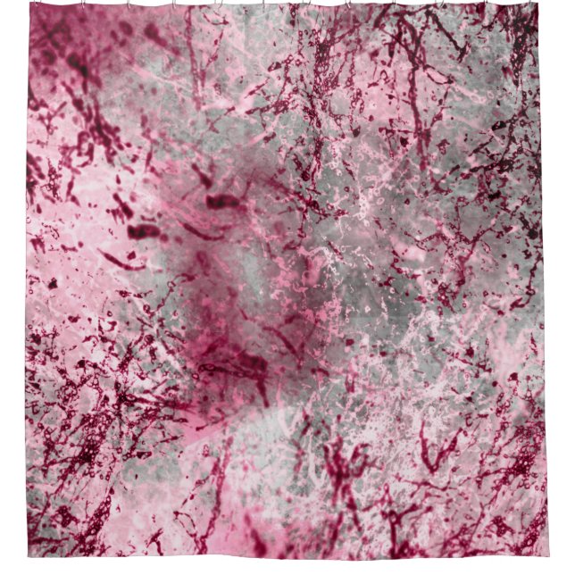 Rosa Hintergrundkunst, Deko, Muster, abstrakt, alt Duschvorhang (Vorderseite)