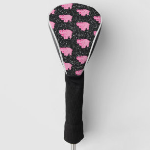 Rosa Hippos Niedlicher Hippopotamus Golf Headcover