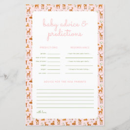 Rosa Hirschfamilie Traditionen & Vorhersagespiel