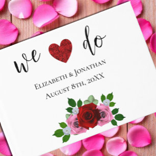 Rosa-Hochzeit Gästebuch