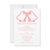 Rosa Hochzeitsglocken und -brunnen